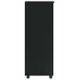Cajonera con ruedas MOSS madera maciza de pino negro by , Lockers and storage cabinets - Ref: Foro24-4015786, Price: 155,34 €...