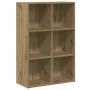 Estantería/Aparador contrachapada roble artesanal 66x30x98 cm von , Bücherregale und Regale - Ref: Foro24-855827, Preis: 77,0...