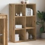 Estantería/Aparador contrachapada roble artesanal 66x30x98 cm de , Librerías y estanterías - Ref: Foro24-855827, Precio: 69,64 €