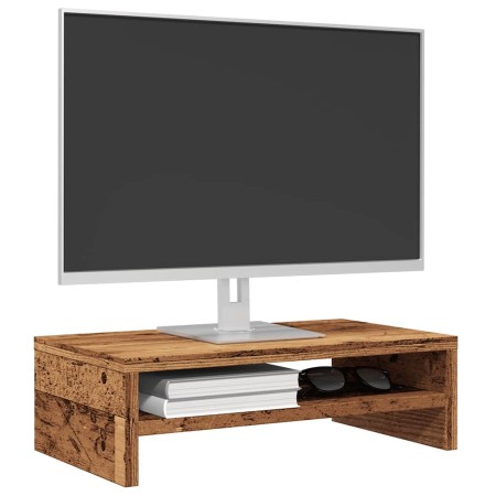 Soporte pantalla madera contrachapada madera vieja 42x24x13 cm von , TV-Möbel - Ref: Foro24-855796, Preis: 19,13 €, Rabatt: %
