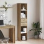 Estantería de madera de ingeniería roble artisan 36x30x171 cm by , Bookcases and shelves - Ref: Foro24-856047, Price: 91,19 €...