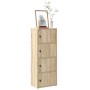 Estantería de madera de ingeniería gris hormigón 40x24x102 cm von , Bücherregale und Regale - Ref: Foro24-860376, Preis: 68,2...
