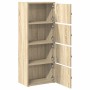 Estantería de madera de ingeniería gris hormigón 40x24x102 cm von , Bücherregale und Regale - Ref: Foro24-860376, Preis: 68,2...