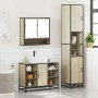 Set de muebles de baño 3 pzas madera contrachapada roble Sonoma von , Badezimmermöbel - Ref: Foro24-3301121, Preis: 290,96 €,...