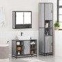 Set de muebles de baño 3 pzas madera contrachapada gris sonoma von , Badezimmermöbel - Ref: Foro24-3301123, Preis: 299,37 €, ...