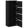 Estantería de madera de ingeniería roble negro 40x24x102 cm von , Bücherregale und Regale - Ref: Foro24-860374, Preis: 70,86 ...