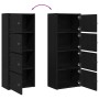 Estantería de madera de ingeniería roble negro 40x24x102 cm von , Bücherregale und Regale - Ref: Foro24-860374, Preis: 70,86 ...