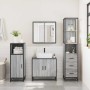 Set de muebles de baño 3 pzas madera contrachapada gris sonoma by , Bathroom furniture - Ref: Foro24-3301128, Price: 252,88 €...