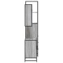 Set de muebles de baño 3 pzas madera contrachapada gris sonoma by , Bathroom furniture - Ref: Foro24-3301128, Price: 252,88 €...