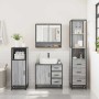 Set de muebles de baño 3 pzas madera contrachapada gris sonoma by , Bathroom furniture - Ref: Foro24-3301168, Price: 287,34 €...