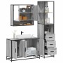Set de muebles de baño 3 pzas madera contrachapada gris sonoma by , Bathroom furniture - Ref: Foro24-3301163, Price: 275,58 €...