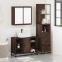 Set de muebles baño 3 pzas madera contrachapada roble marrón by , Bathroom furniture - Ref: Foro24-3301154, Price: 250,43 €, ...