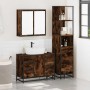 Set de muebles baño 3 pzas madera contrachapada roble ahumado von , Badezimmermöbel - Ref: Foro24-3301142, Preis: 276,53 €, R...