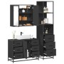 Juego de muebles de baño 3 pzas madera contrachapada negro von , Badezimmermöbel - Ref: Foro24-3301140, Preis: 305,54 €, Raba...