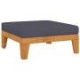 Garden furniture set with 8 pieces and solid acacia wood cushions. by vidaXL, Garden sets - Ref: Foro24-3058125, Price: 943,0...