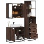 Set de muebles baño 3 pzas madera contrachapada roble marrón by , Bathroom furniture - Ref: Foro24-3301149, Price: 248,00 €, ...
