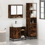 Set de muebles baño 3 pzas madera contrachapada roble ahumado de , Muebles de baño - Ref: Foro24-3301177, Precio: 233,55 €, D...