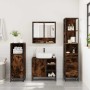 Set de muebles baño 3 pzas madera contrachapada roble ahumado de , Muebles de baño - Ref: Foro24-3301177, Precio: 233,32 €