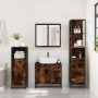 Set de muebles baño 3 pzas madera contrachapada roble ahumado von , Badezimmermöbel - Ref: Foro24-3301137, Preis: 250,81 €, R...