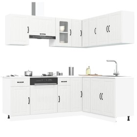 Mueble de cocina Kalmar blanco 11 piezas madera contrachapada by , Kitchen cabinets - Ref: Foro24-3314941, Price: 718,59 €, D...