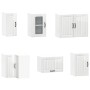 Mueble cocina Kalmar blanco brillo 11 pzas madera contrachapada de , Armarios de cocina - Ref: Foro24-3314943, Precio: 807,70...