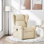 Sillón de masaje reclinable de tela crema von , Sessel - Ref: Foro24-4015674, Preis: 228,99 €, Rabatt: %