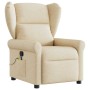 Sillón de masaje reclinable de tela crema von , Sessel - Ref: Foro24-4015674, Preis: 228,99 €, Rabatt: %