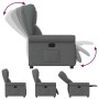 Sillón reclinable de tela gris oscuro by , Armchairs - Ref: Foro24-4015657, Price: 210,07 €, Discount: %