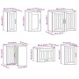 Mueble cocina Kalmar roble marrón 11 pzas madera contrachapada by , Kitchen cabinets - Ref: Foro24-3314948, Price: 679,75 €, ...