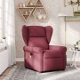 Sillón de masaje reclinable de tela color vino tinto by , Armchairs - Ref: Foro24-4015669, Price: 223,91 €, Discount: %