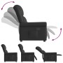 Sillón reclinable cuero sintético negro brillante by , Armchairs - Ref: Foro24-4015676, Price: 212,54 €, Discount: %