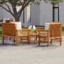 5-teiliges Gartenmöbel-Set mit Kissen aus massivem Akazienholz von vidaXL, Gartensets - Ref: Foro24-3058096, Preis: 711,06 €,...
