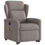 Sillón reclinable de masaje elevable tela gris taupé de , Sillones - Ref: Foro24-3303151, Precio: 269,88 €, Descuento: %