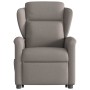 Sillón reclinable de masaje elevable tela gris taupé de , Sillones - Ref: Foro24-3303151, Precio: 269,88 €, Descuento: %