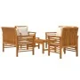 5-piece garden furniture set with solid acacia wood cushions by vidaXL, Garden sets - Ref: Foro24-3058096, Price: 690,93 €, D...