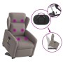 Sillón reclinable de masaje elevable tela gris taupé de , Sillones - Ref: Foro24-3303151, Precio: 269,88 €, Descuento: %