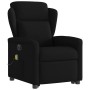 Sillón de masaje eléctrico reclinable elevable tela negro by , Armchairs - Ref: Foro24-3303166, Price: 317,71 €, Discount: %