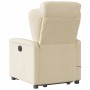 Sillón de masaje eléctrico reclinable elevable tela crema by , Armchairs - Ref: Foro24-3303172, Price: 332,00 €, Discount: %