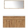 Juego de muebles baño 3 piezas madera ingeniería roble artisan by , Bathroom furniture - Ref: Foro24-3328588, Price: 274,74 €...