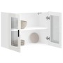 Armario pared para cocina puerta cristal Porto blanco brillante von , Küchenschränke - Ref: Foro24-854089, Preis: 97,62 €, Ra...