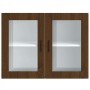Armario de pared para cocina puerta cristal Porto roble marrón von , Küchenschränke - Ref: Foro24-854094, Preis: 82,78 €, Rab...