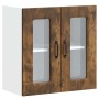 Armario pared cocina puerta de cristal Kalmar roble ahumado von , Küchenschränke - Ref: Foro24-853672, Preis: 71,72 €, Rabatt: %