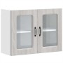 Armario pared cocina puerta de cristal Kalmar sonoma gris von , Küchenschränke - Ref: Foro24-853613, Preis: 99,60 €, Rabatt: %