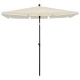 Garden umbrella with sand-colored pole 210x140 cm by vidaXL, Umbrellas - Ref: Foro24-315543, Price: 57,89 €, Discount: %