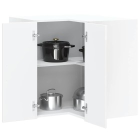 Armario de cocina de esquina pared Lucca blanca de alto brillo by , Kitchen cabinets - Ref: Foro24-853859, Price: 96,28 €, Di...