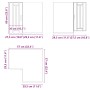 Armario de cocina de esquina pared Lucca blanca de alto brillo von , Küchenschränke - Ref: Foro24-853859, Preis: 96,28 €, Rab...