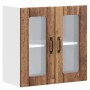 Armario pared cocina puerta de cristal Lucca madera vieja von , Küchenschränke - Ref: Foro24-853915, Preis: 68,87 €, Rabatt: %