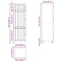 Mueble de cocina Lucca madera de gris sonoma von , Küchenschränke - Ref: Foro24-853873, Preis: 208,23 €, Rabatt: %