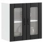 Armario pared cocina puerta de cristal Lucca negra von , Küchenschränke - Ref: Foro24-853908, Preis: 68,76 €, Rabatt: %