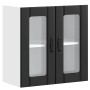 Armario pared cocina puerta de cristal Lucca negra von , Küchenschränke - Ref: Foro24-853908, Preis: 68,76 €, Rabatt: %